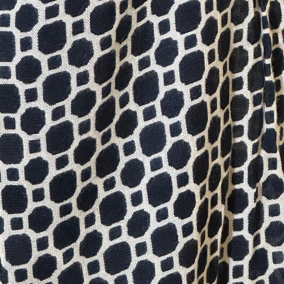 Unbranded Scarf Womens Long Rectangle Blue White Geometric Semi Sheer Fringe - Picture 5 of 9